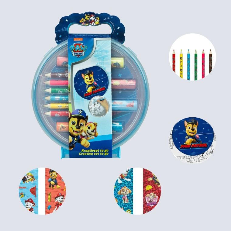 Psi Patrol, zestaw kreatywny w walizeczce