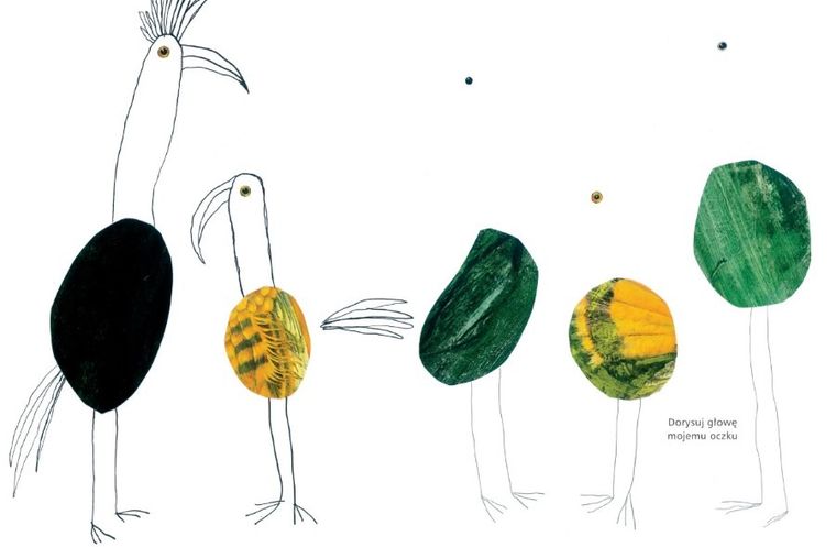 Ptaki. Do rysowania, gryzmolenia i kolorowania