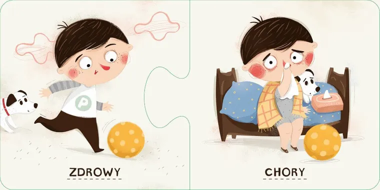 Pucio. Przeciwieństwa. Puzzle, 20 elementów