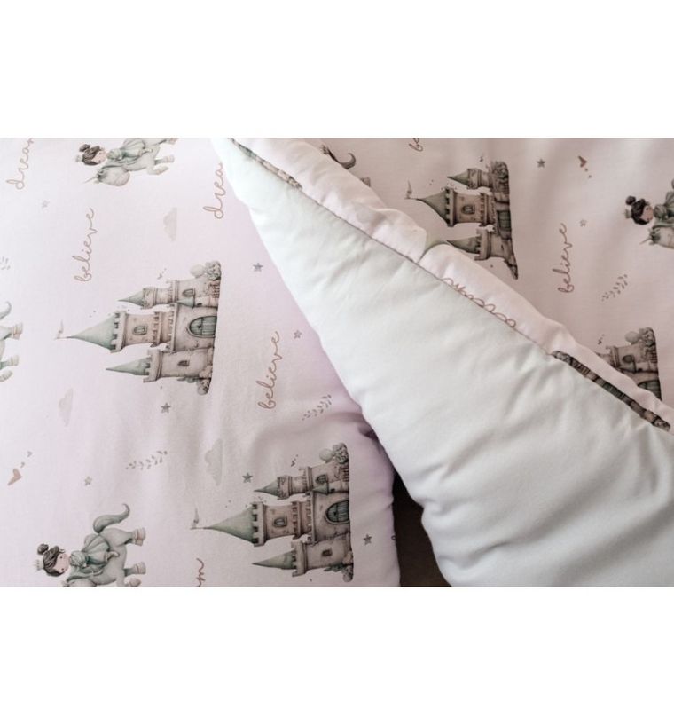 Pulp, Królewna Śnieżka, komplet pościeli z bawełny satynowej, z wypełnieniem, 100-135 cm