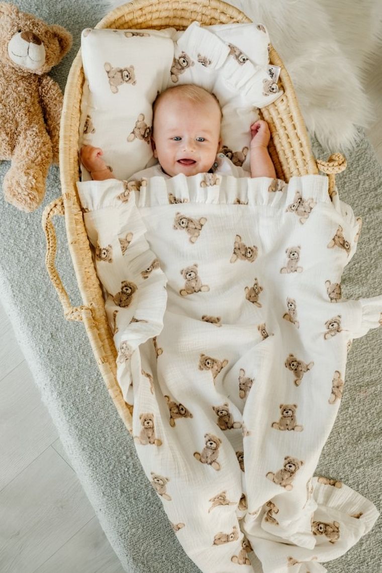 Pulp, Misie, poduszka muślinowa, 35-45 cm