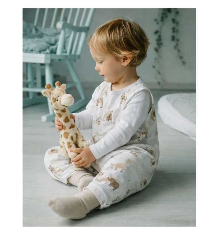 Pulp, Safari, śpiworek letni ze skarpetkami, muślin, TOG 0.5, 1-2.5 l