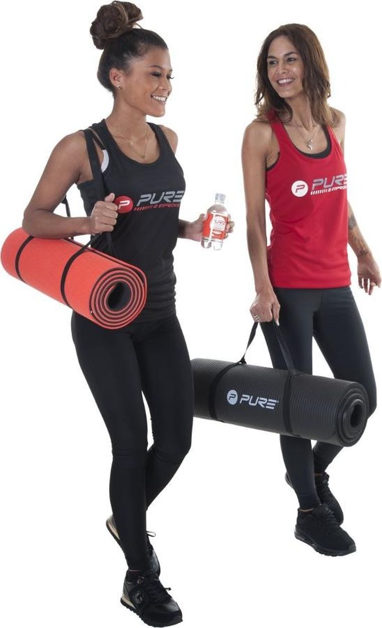 Pure 2 Improve, TPE, mata do ćwiczeń, pomarańczowo-czarna, 173-61-1 cm