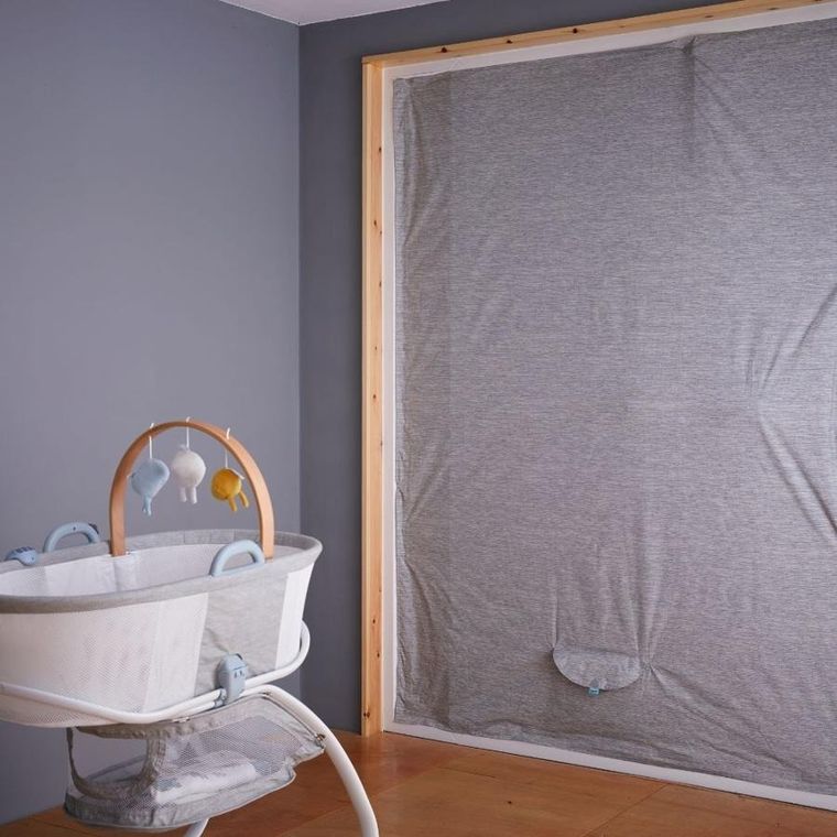 Purflo, osłonka zaciemniająca na okno, rain cloud