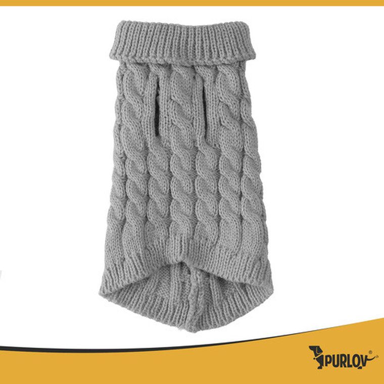 Purlov, ubranko dla psa lub kota, rozmiar M, szare, 26217