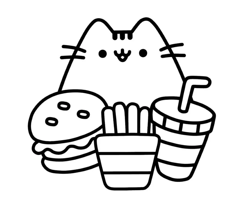 Pusheen. Mini kolorowanka