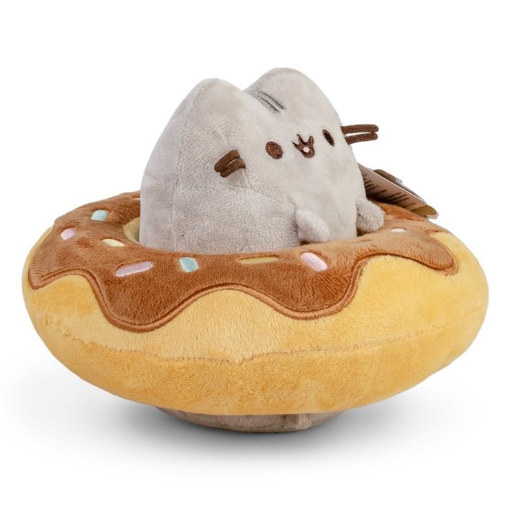 Pusheen w czekoladowym donucie, maskotka, 18 cm