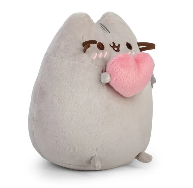 Pusheen z sercem, maskotka, 24 cm