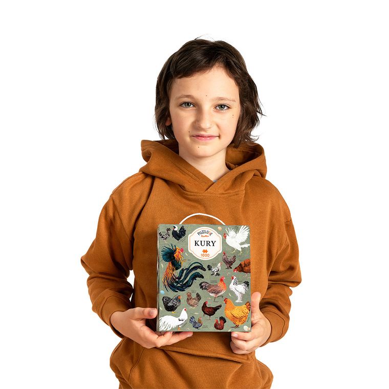 Puzzlove, CzuCzu, Kury, puzzle, 1000 elementów