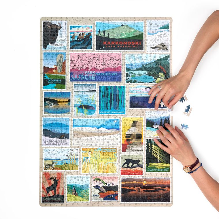 Puzzlove, CzuCzu, Polskie Parki narodowe, puzzle, 1000 elementów