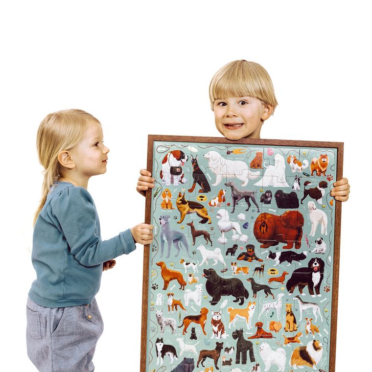 Puzzlove, CzuCzu, Psy, puzzle, 40 elementów