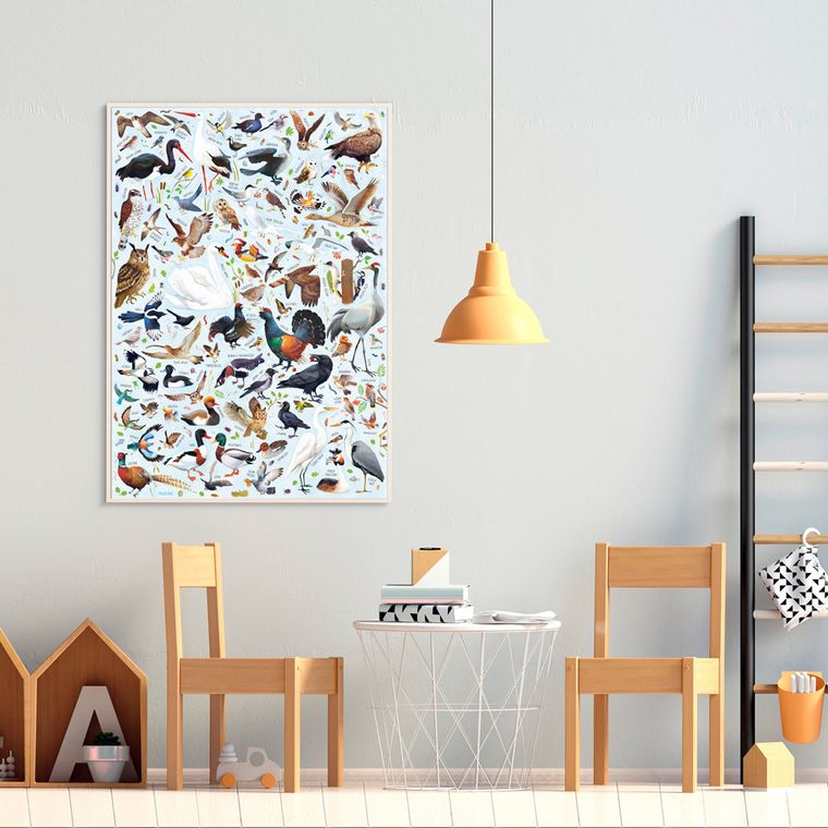 Puzzlove, CzuCzu, Ptaki Polski, puzzle, 200 elementów