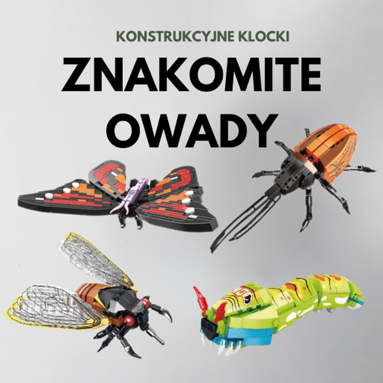 QBI, Insekty, Chrząszcz, klocki konstrukcyjne, 205 elementów