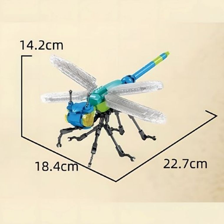QBI, Insekty, Ważka, klocki konstrukcyjne, 176 elementów