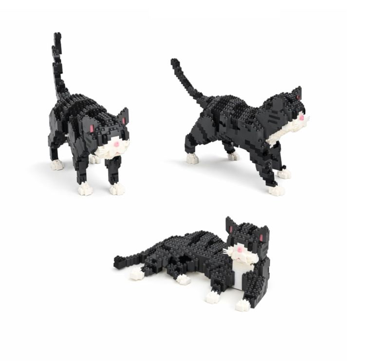 QBI, Kot 3w1, klocki konstrukcyjne, 1054 elementów