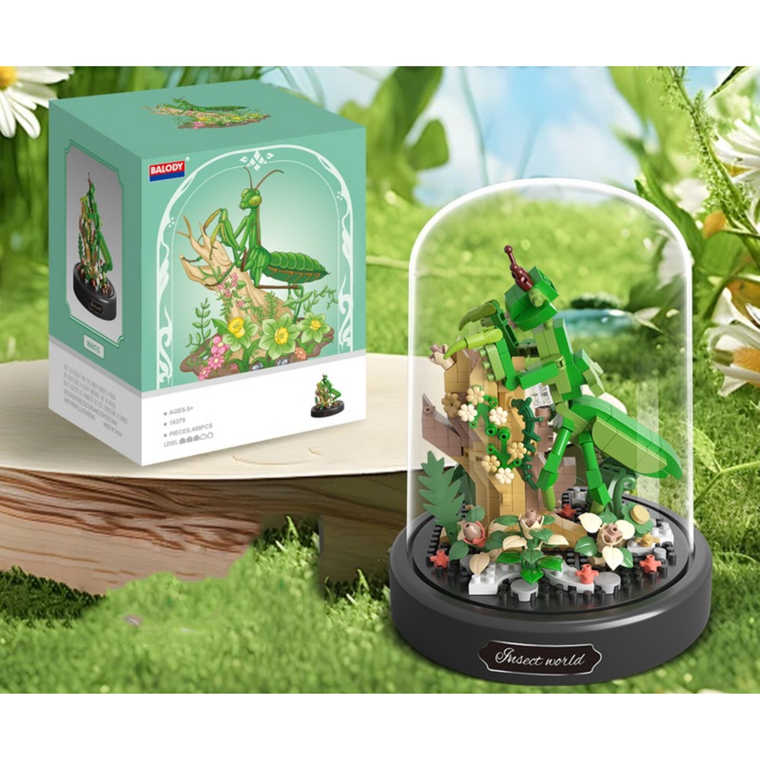 QBI, Sprytna Modliszka, klocki konstrukcyjne, 400 elementów