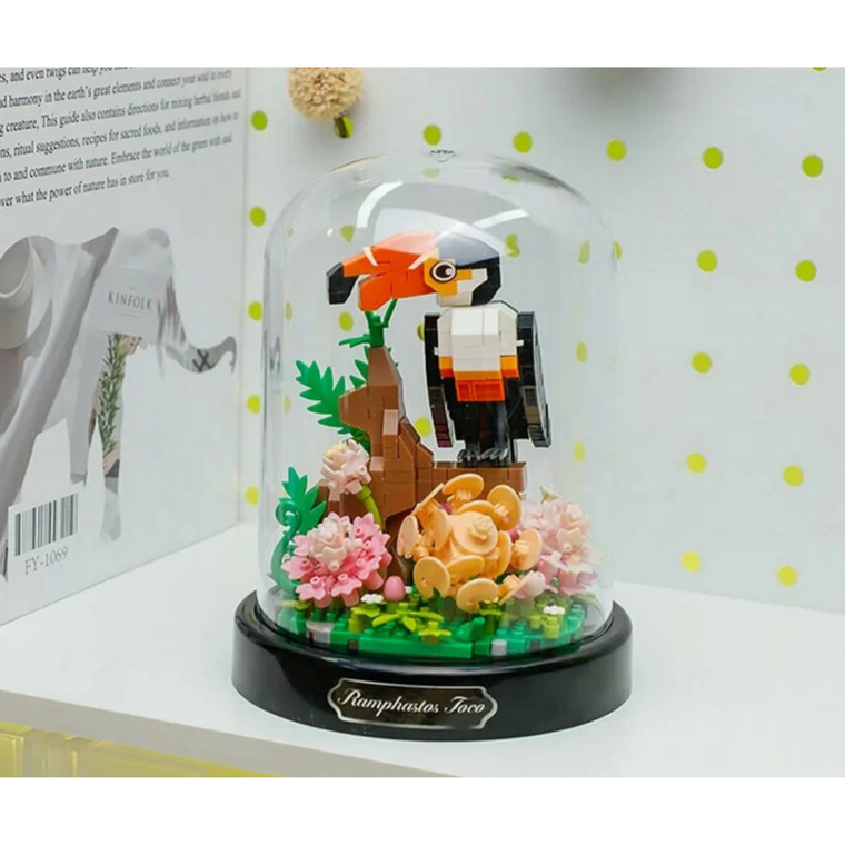 QBI, Uroczy Tukan, klocki konstrukcyjne, 600 elementów