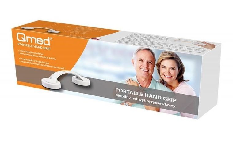 Qmed, uchwyt łazienkowy na przyssawki, 30 cm