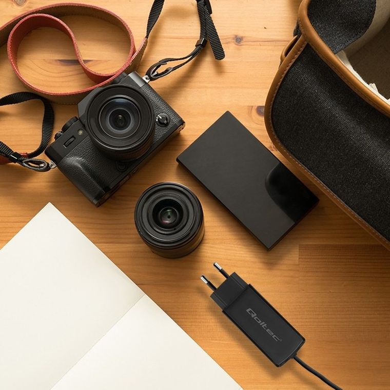 Qoltec, ładowarka sieciowa, 90W, GAN, 5-20V, 3-4.5A, USB-C 3.1