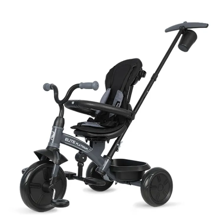 Qplay, Elite Platinum, rowerek 3-kołowy, Grey