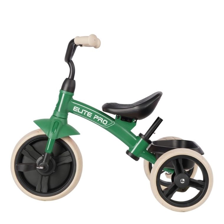 Qplay, Elite Pro, rowerek trójkołowy, Green