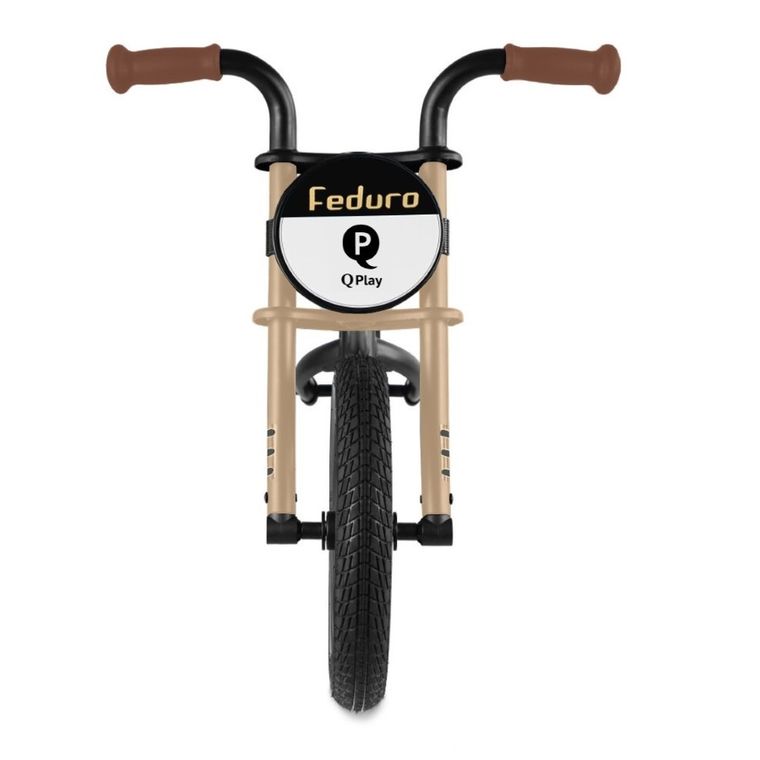 Qplay, Feduro, rowerek biegowy, Black-Golden