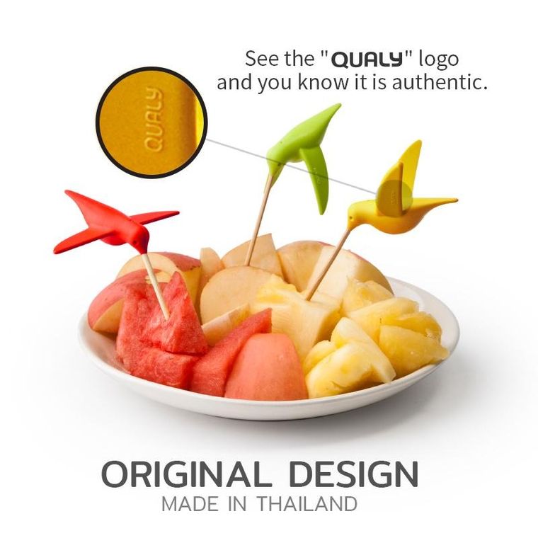 Qualy, Bird, zestaw wykałaczek, 10103-MX