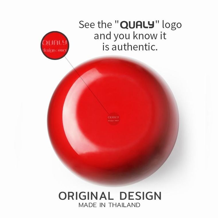 Qualy, Cherry, kosz na śmieci, 10128-RD