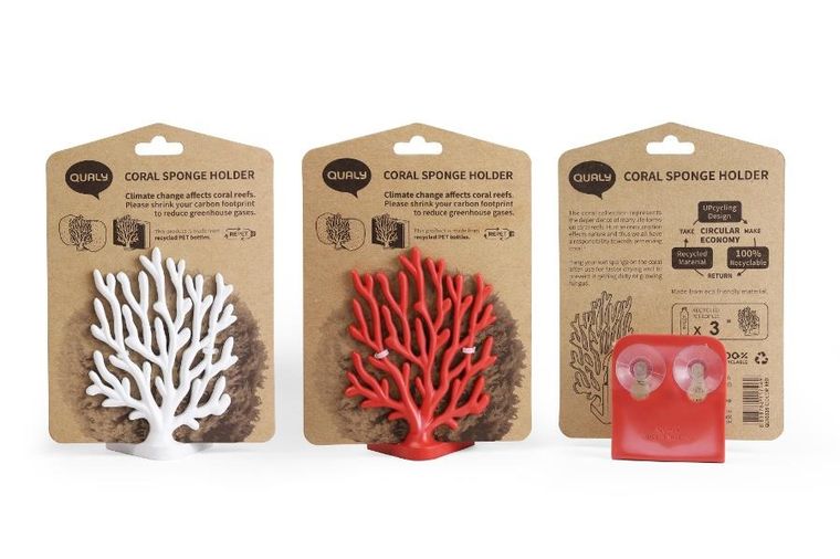 Qualy, Coral, uchwyt na gąbkę