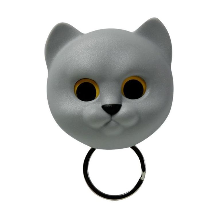 Qualy, Neko Cat, wieszak na klucze, grey