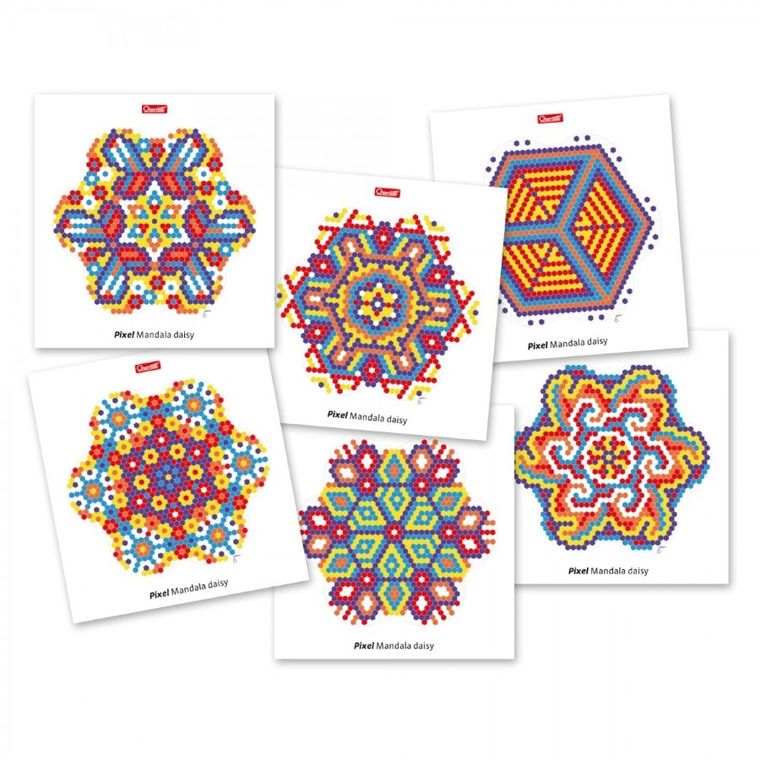 Quercetti, Mandala pixel, mozaika,1200 elementów
