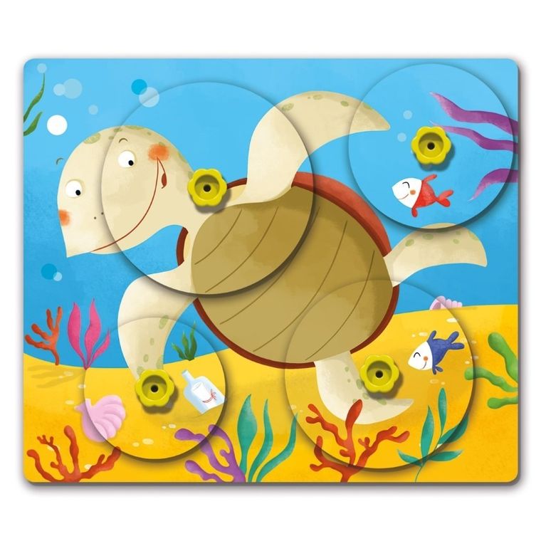 Quercetti, Montessori, zwierzęce puzzle