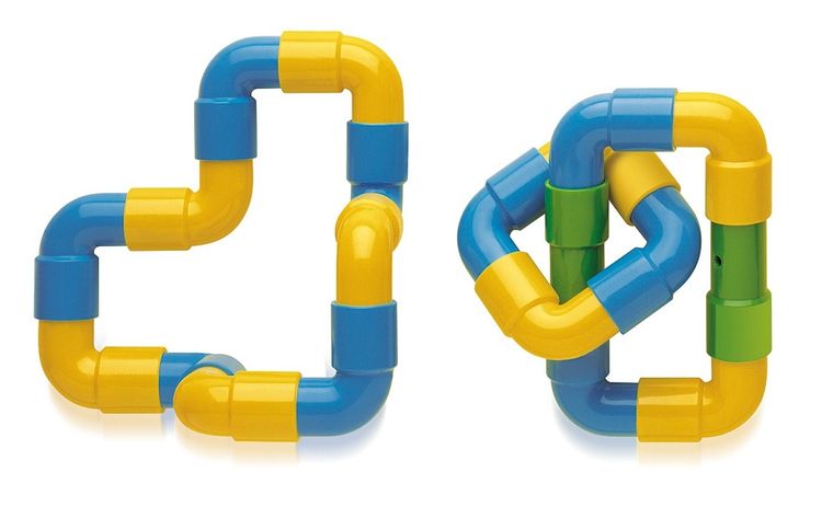 Quercetti, Saxofon, zestaw konstrukcyjny, 16 elementów