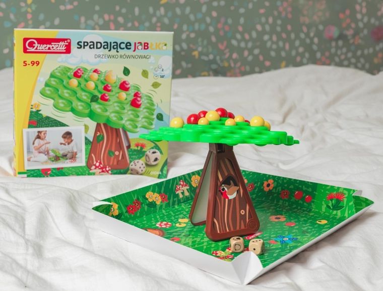Quercetti, Spadające Jabłka, gra zręcznościowa