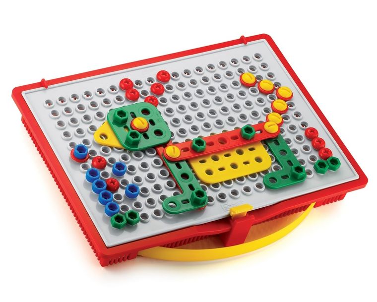 Quercetti, Tecno, zestaw konstrukcyjny, 80 elementów