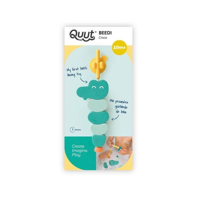Quut, Beedi, klocki piankowe do kąpieli do nawlekania, Croco