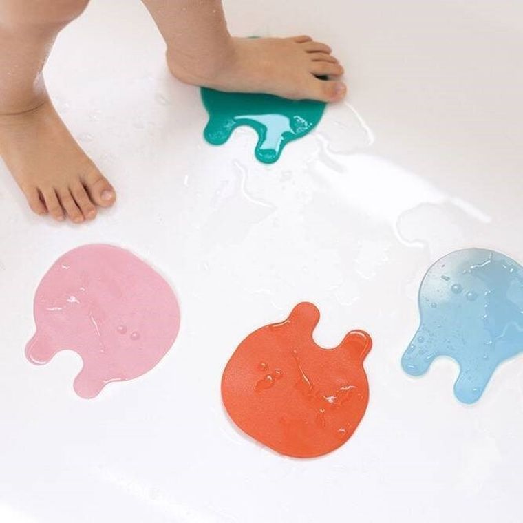 Quut, Grippi, Jellyfish, antypoślizgowe przyssawki meduzy do wanny, 16 szt.