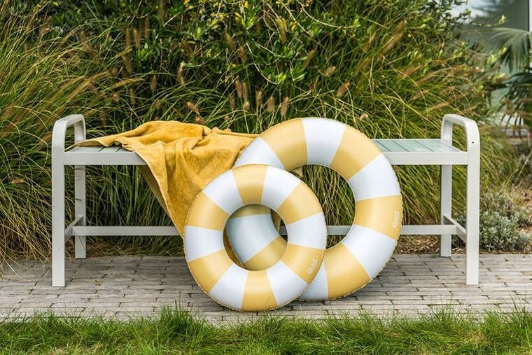 Quut, kółko do pływania, małe, Banana Blue, 40 cm