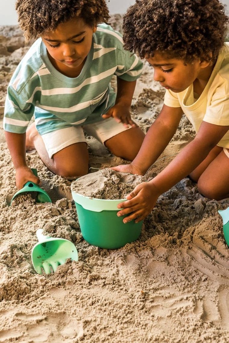 Quut, Raki Garden, łopatka i grabki do piasku, green