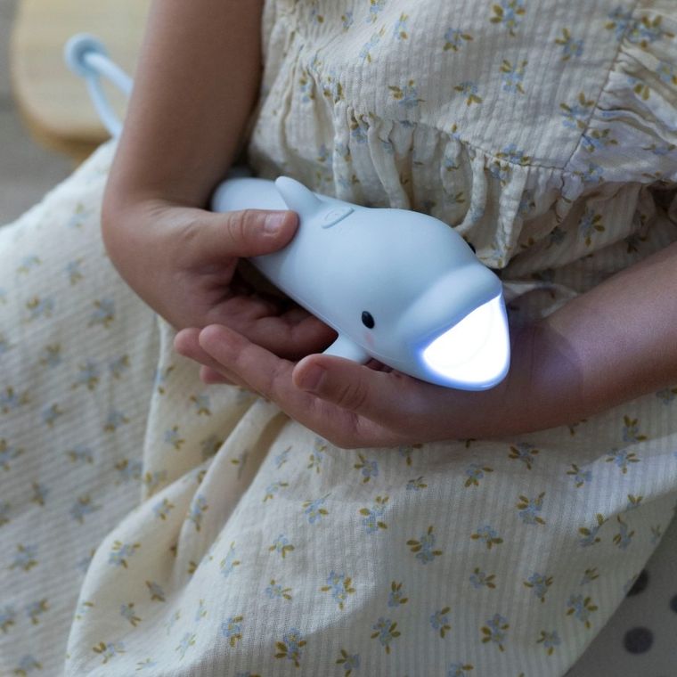 Rabbit & Friends, bezpieczna latarka, Delfin Bubbly