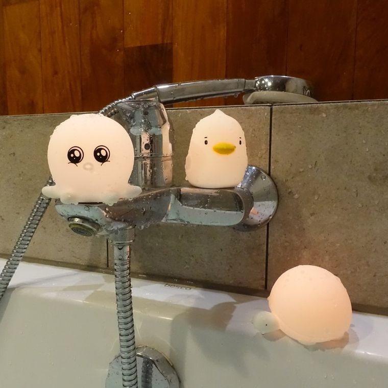 Rabbit & Friends, Mini Wodne, lampki silikonowe, wodoodporne, 3 szt.