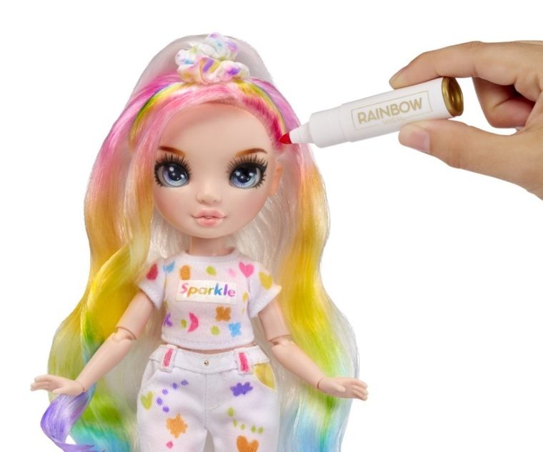 Rainbow High, Color & Create Fashion Doll, Blue Eyes, lalka modowa