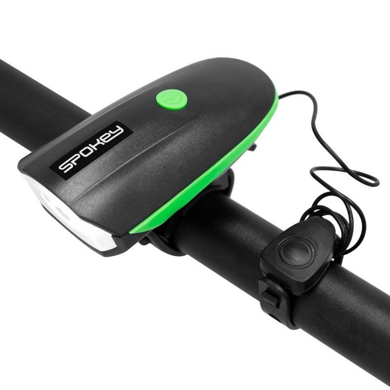 Raini, lampka rowerowa z klaksonem