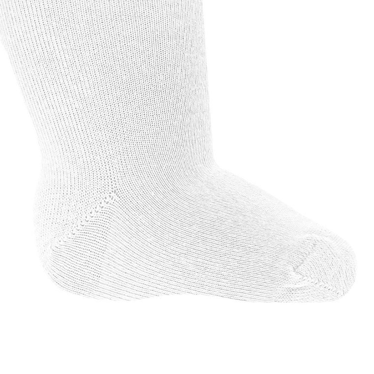 Rajstopy dziecięce z szelkami, bambusowe, białe, Nicol