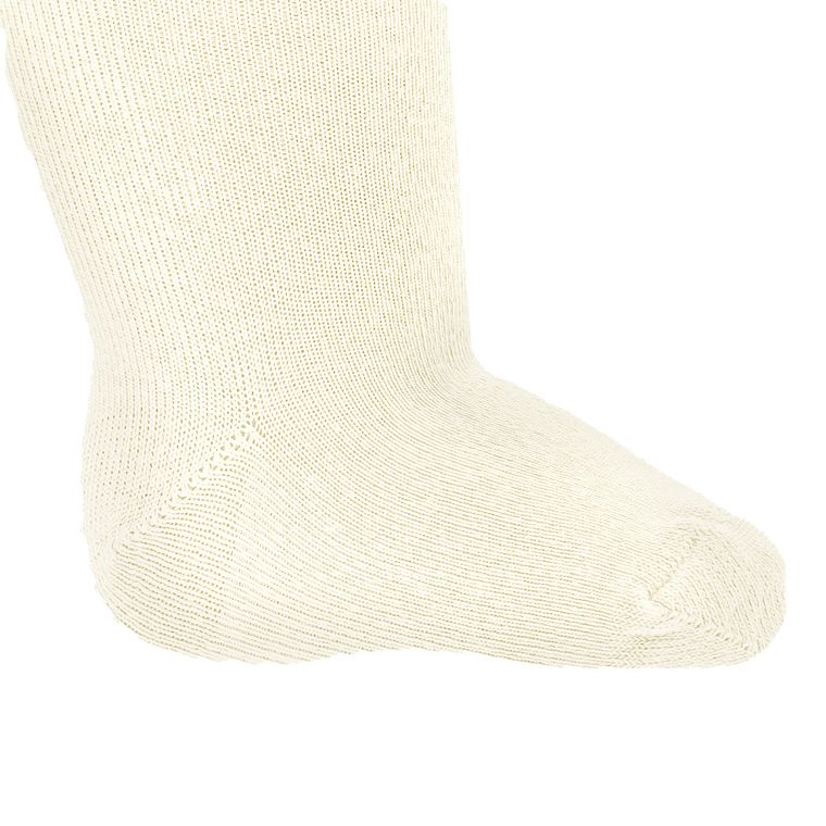 Rajstopy dziecięce z szelkami, bambusowe, ecru, Nicol
