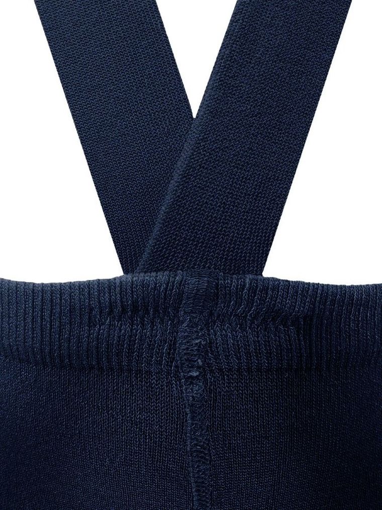 Rajstopy dziecięce z szelkami, bambusowe, granatowe, Nicol