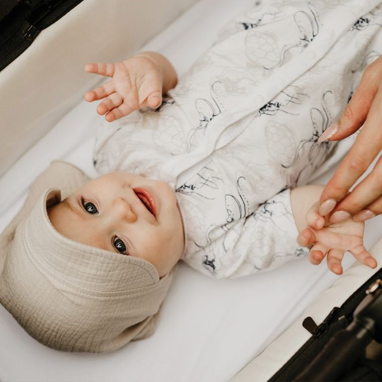 Rampers chłopięcy, biały, Eevi