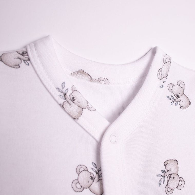 Rampers chłopięcy, biały, Nicol