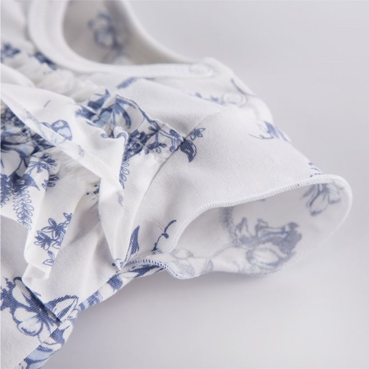 Rampers dziewczęcy, biały, Eevi