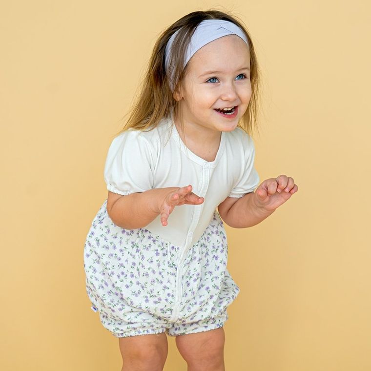 Rampers dziewczęcy, ecru, Eevi